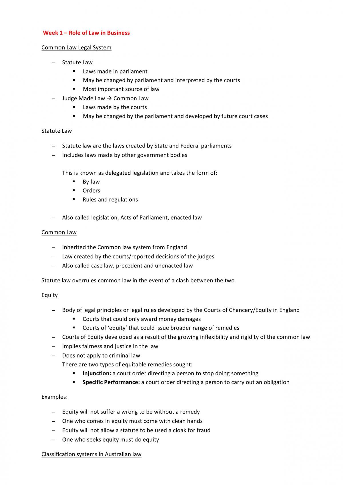 TABL1710 Study Notes - Page 1