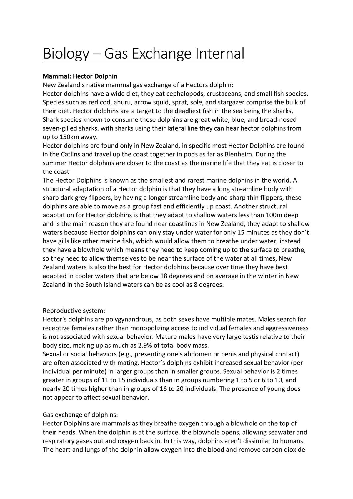 Gas Exchange Internal - Page 1