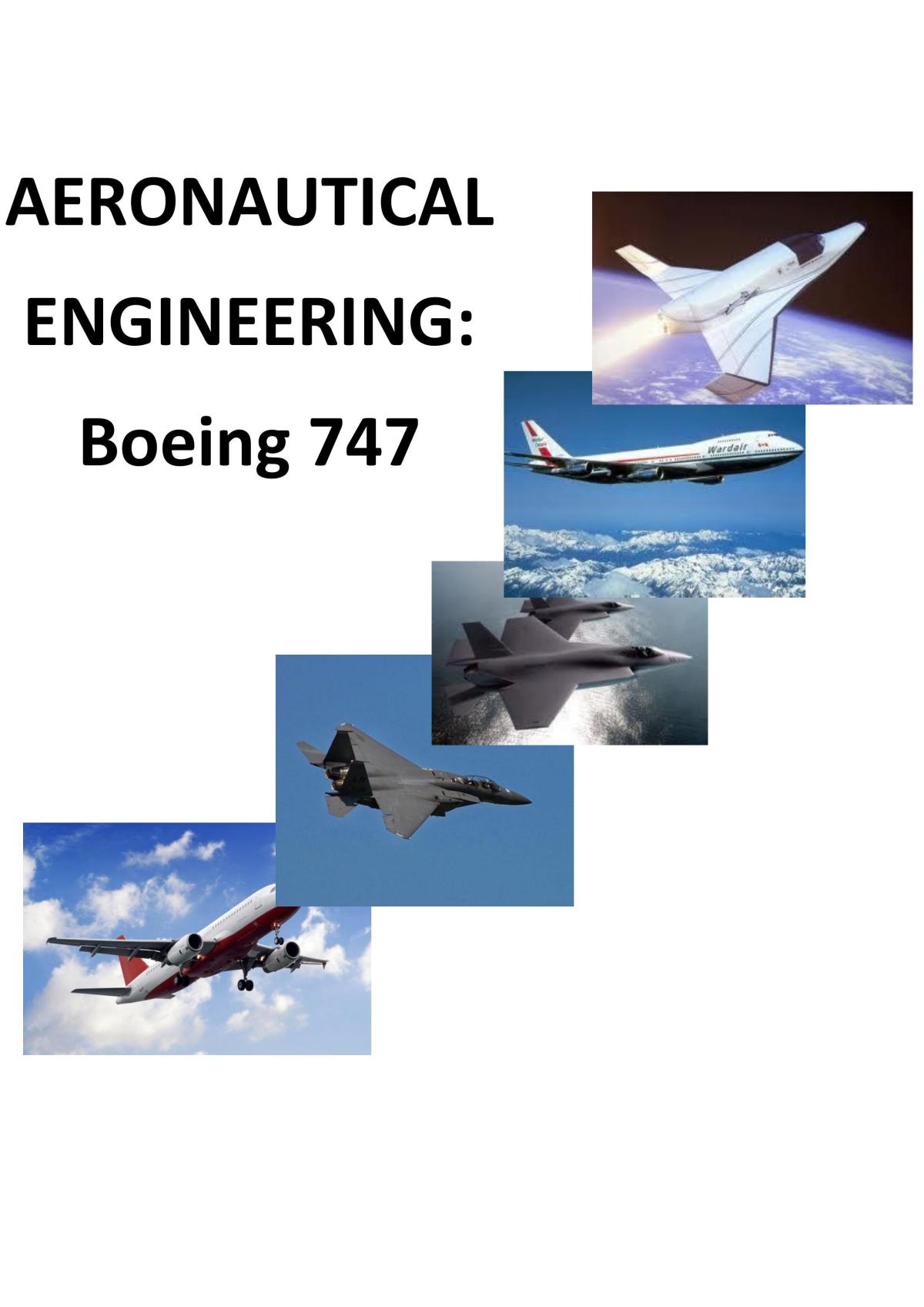 Aeronautical Engineering Band 6 Report - Page 1