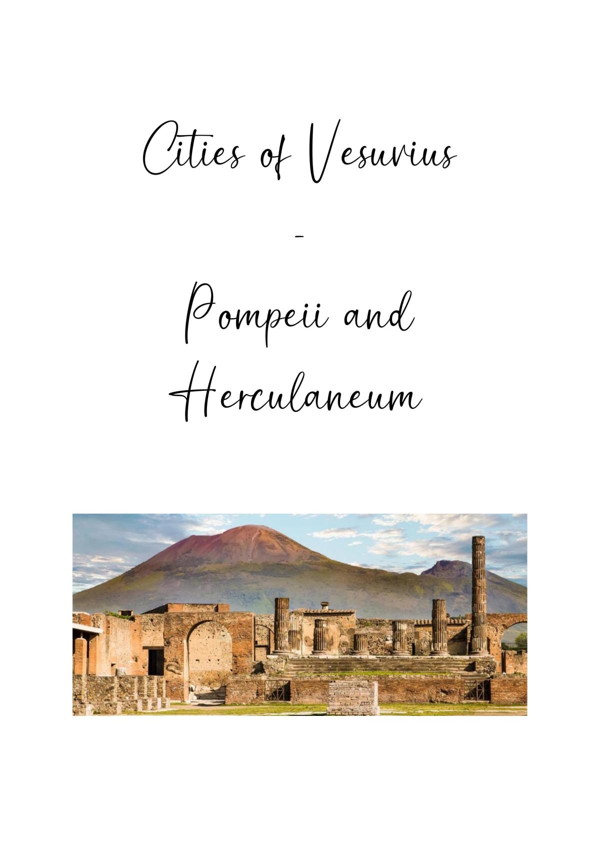 Pompeii and Herculaneum - Page 1