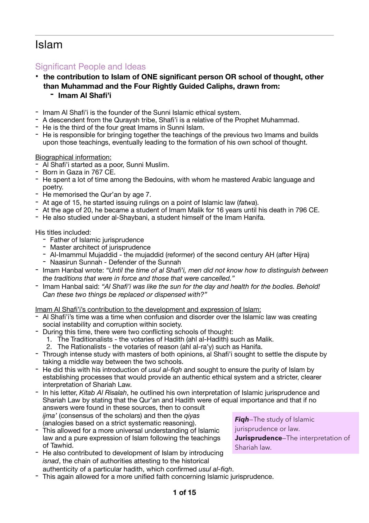 SOR Islam - Page 1