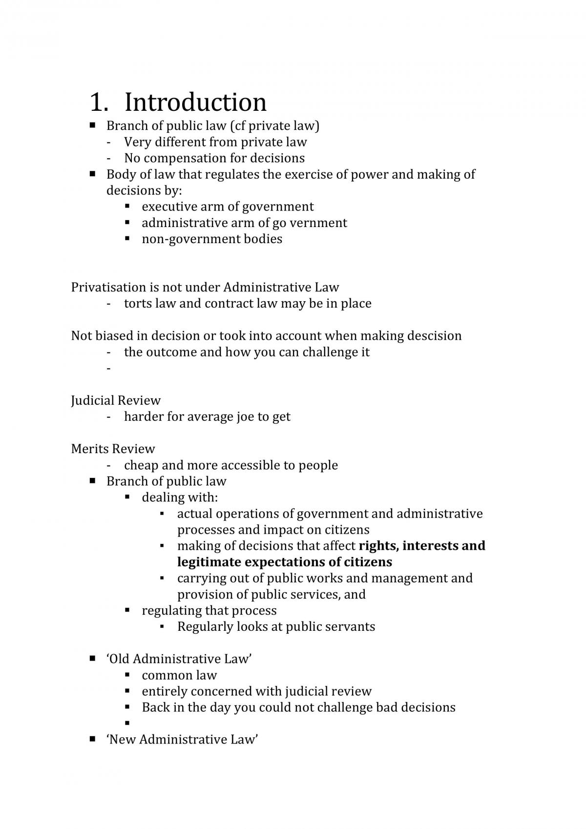 Admin Law 2015 Notes - Page 1