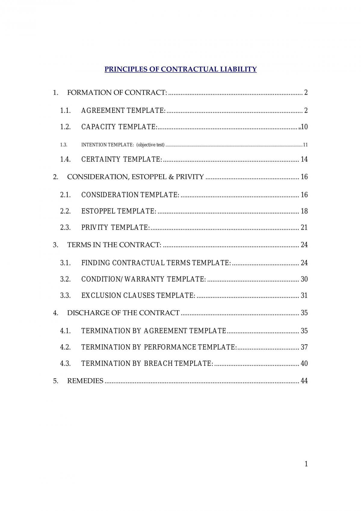 Contracts Notes - Page 1