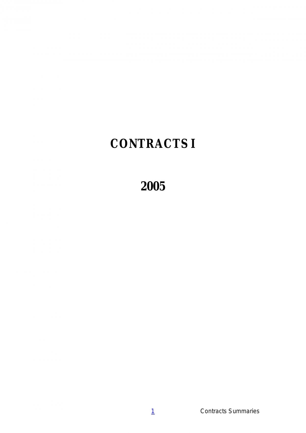2005 Contracts - Page 1