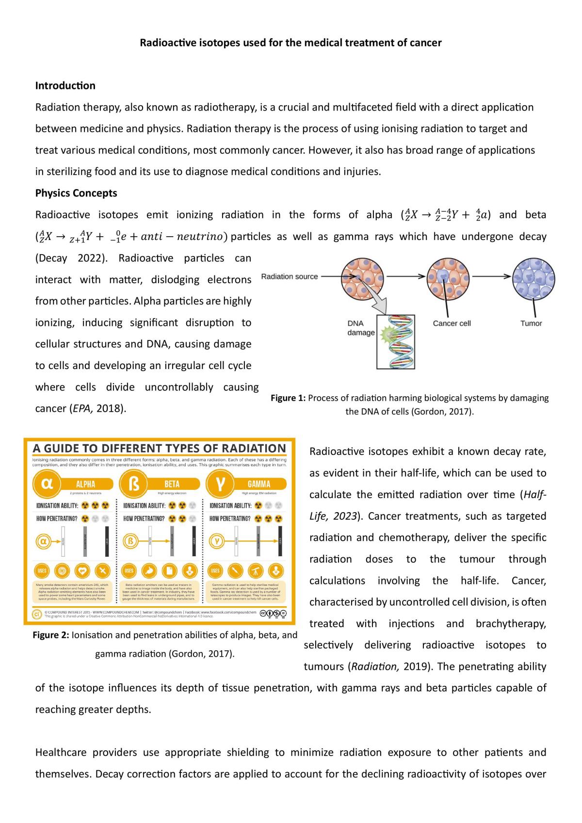 Physics Radioactive Isotopes Research - Page 1