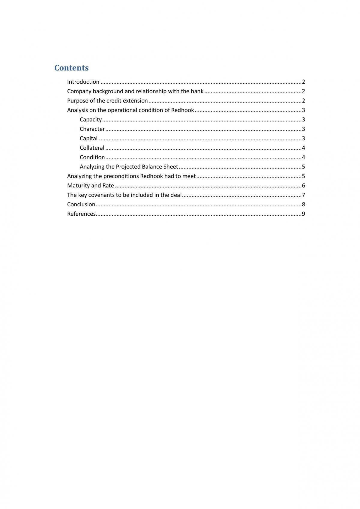 The US Bank of Washington Case Study - Page 1