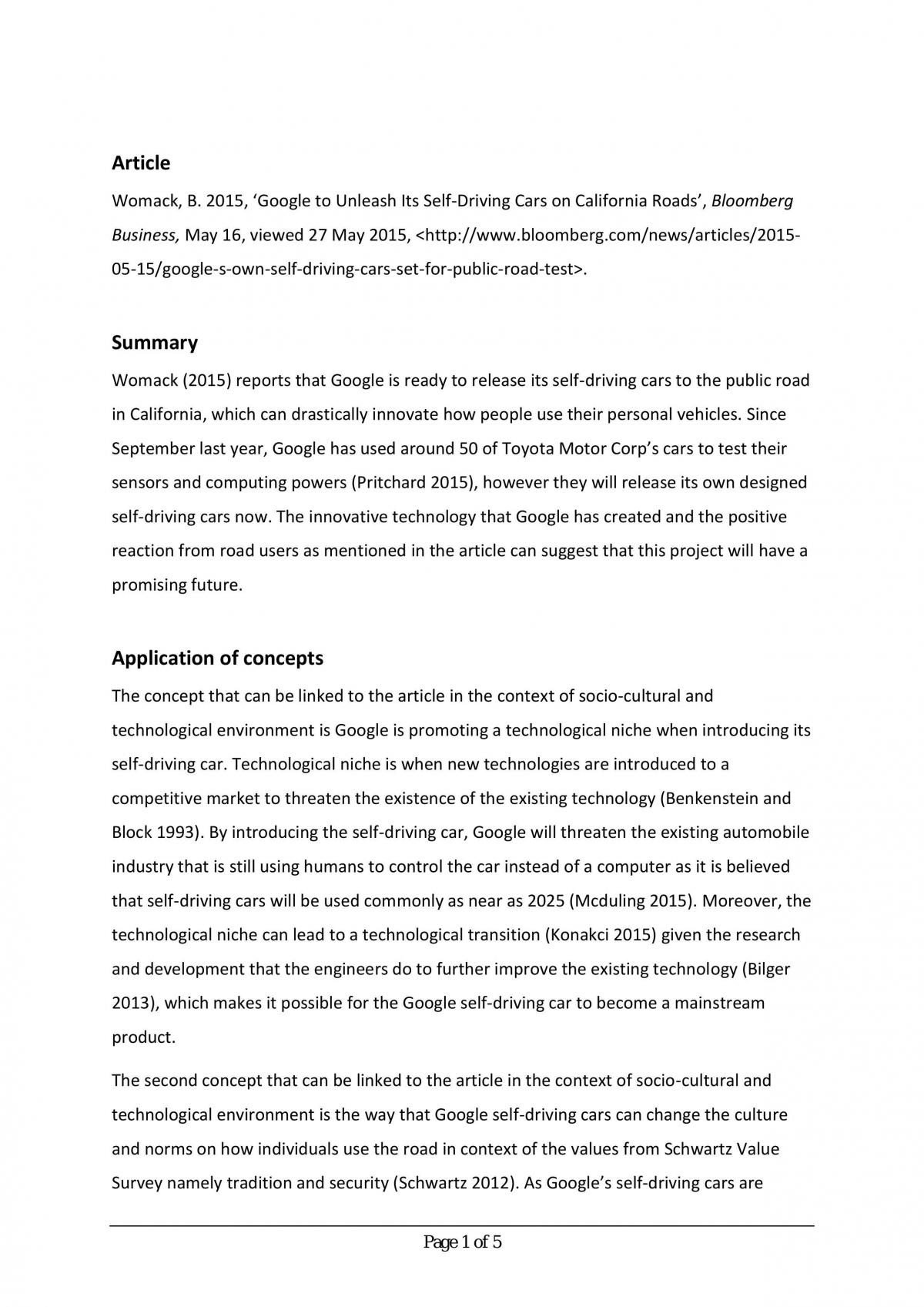 BUSS1002 MSA3  - Page 1