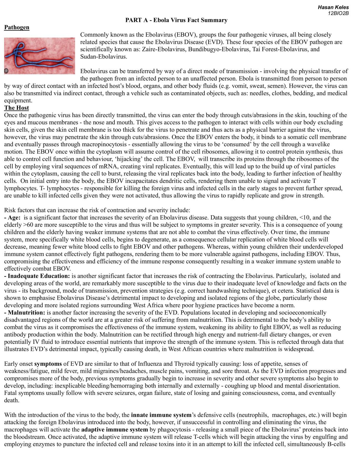 Complete Study Notes for Ebola Case Study - Page 1