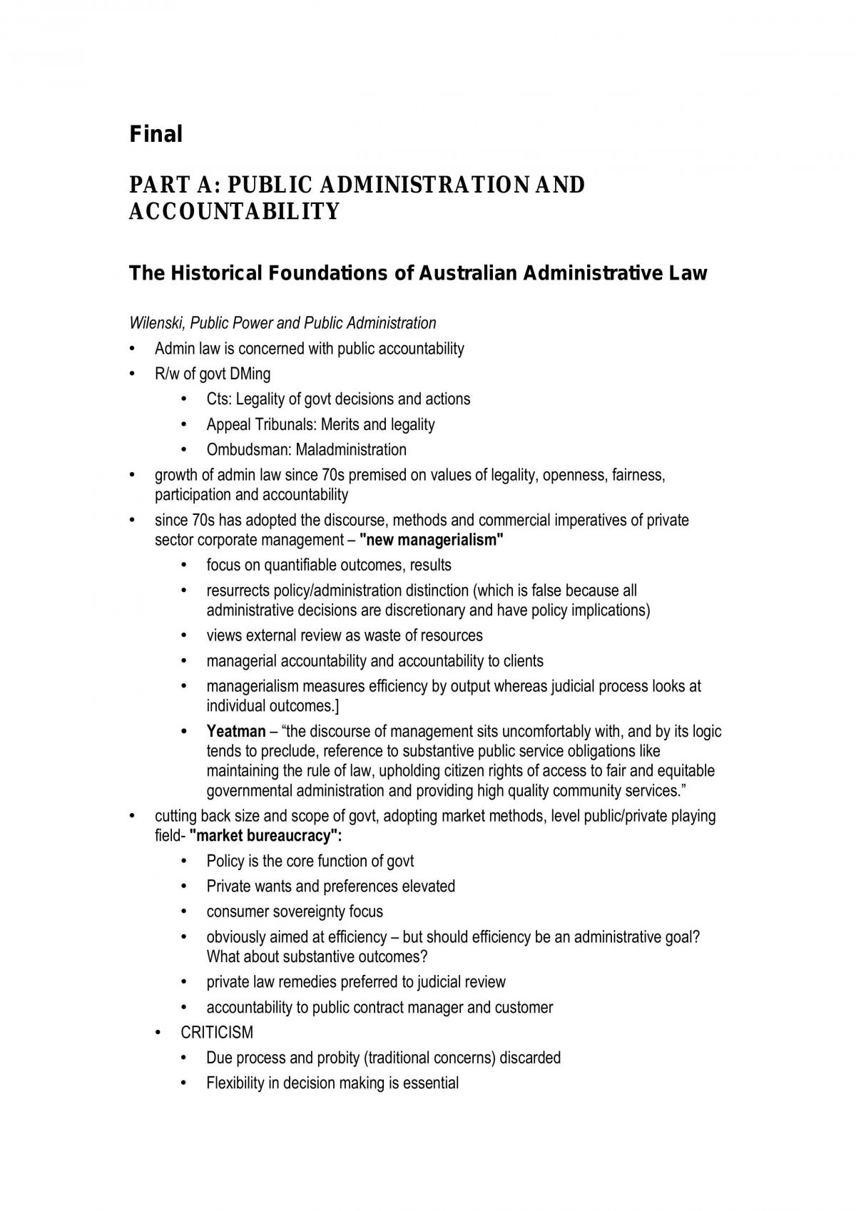 Administrative Law Final - Page 1