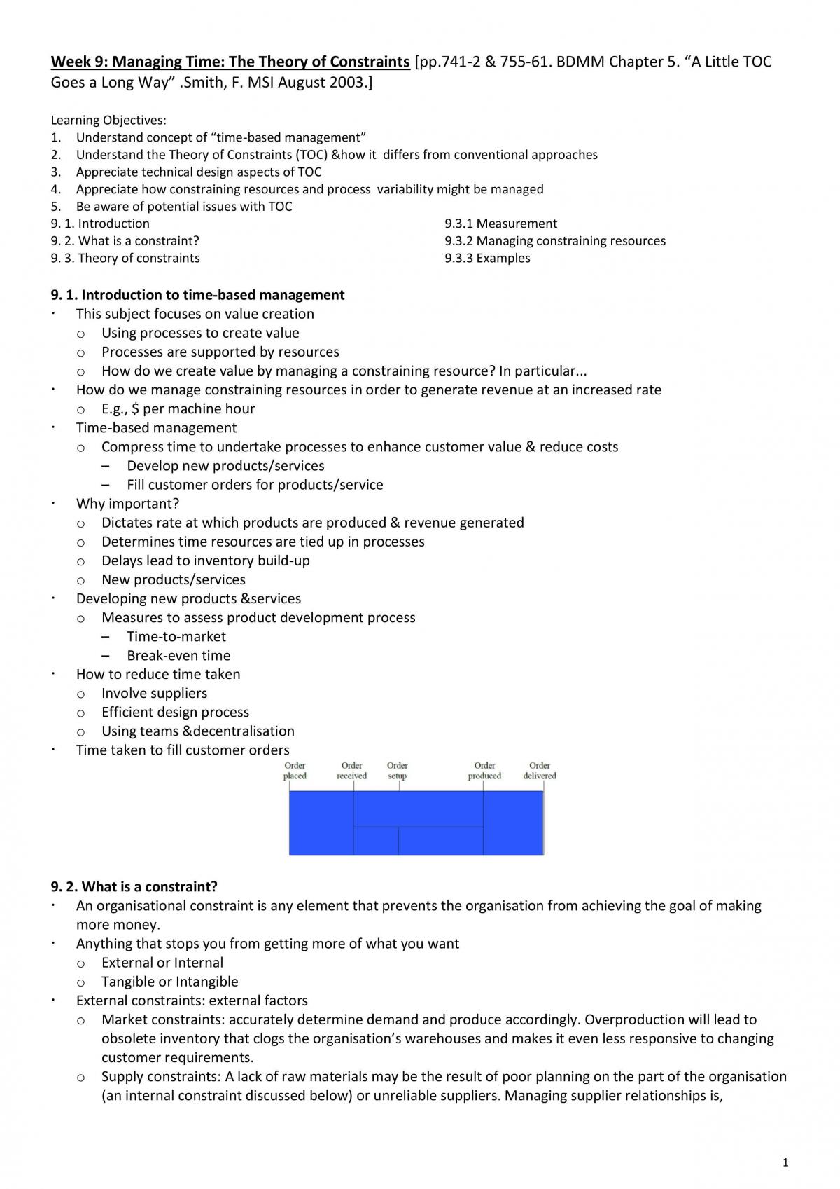 Week 9 Study Note - Page 1