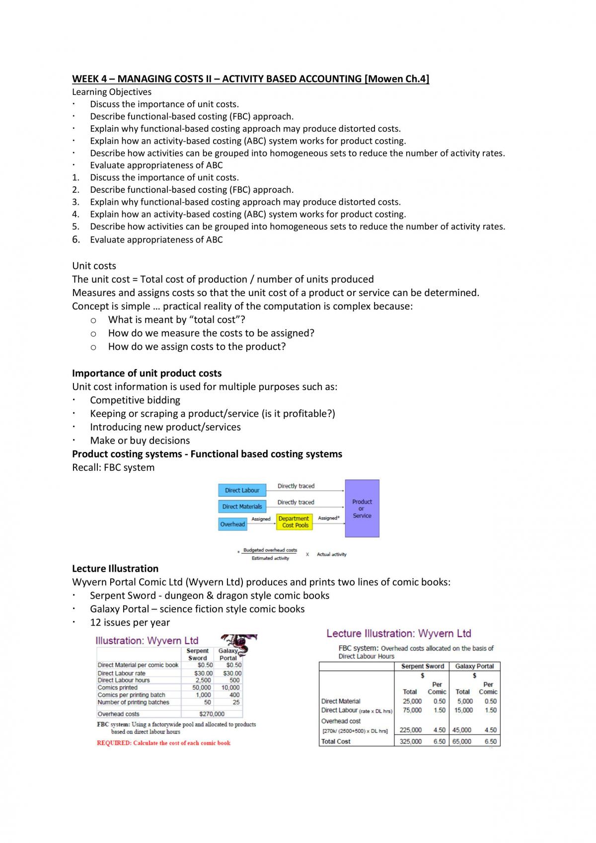 Week 4 Study Note - Page 1