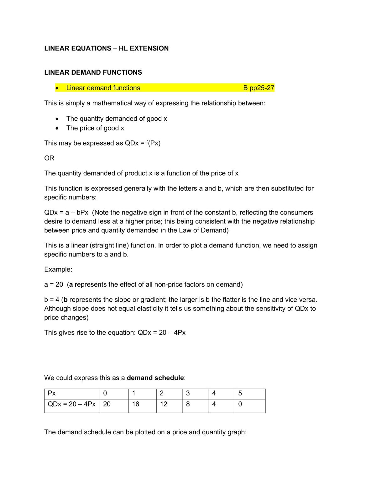 Linear Equations – Hl Extension - Page 1