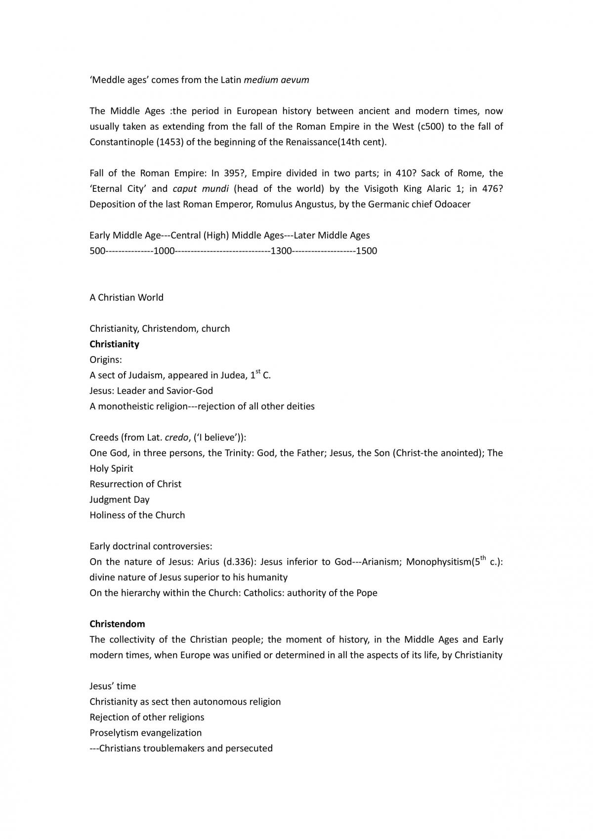 Notes Across the Semester - Page 1