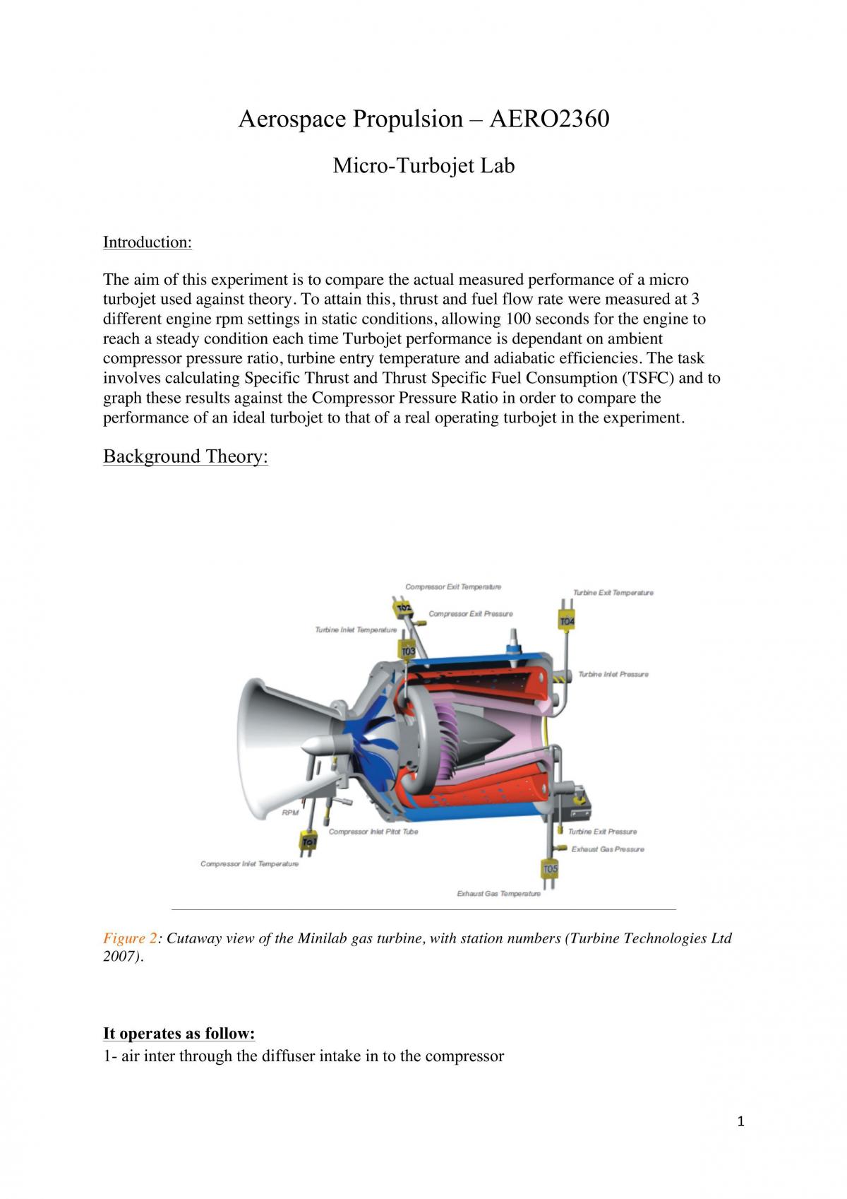 Jet Propulsion Report - Page 1