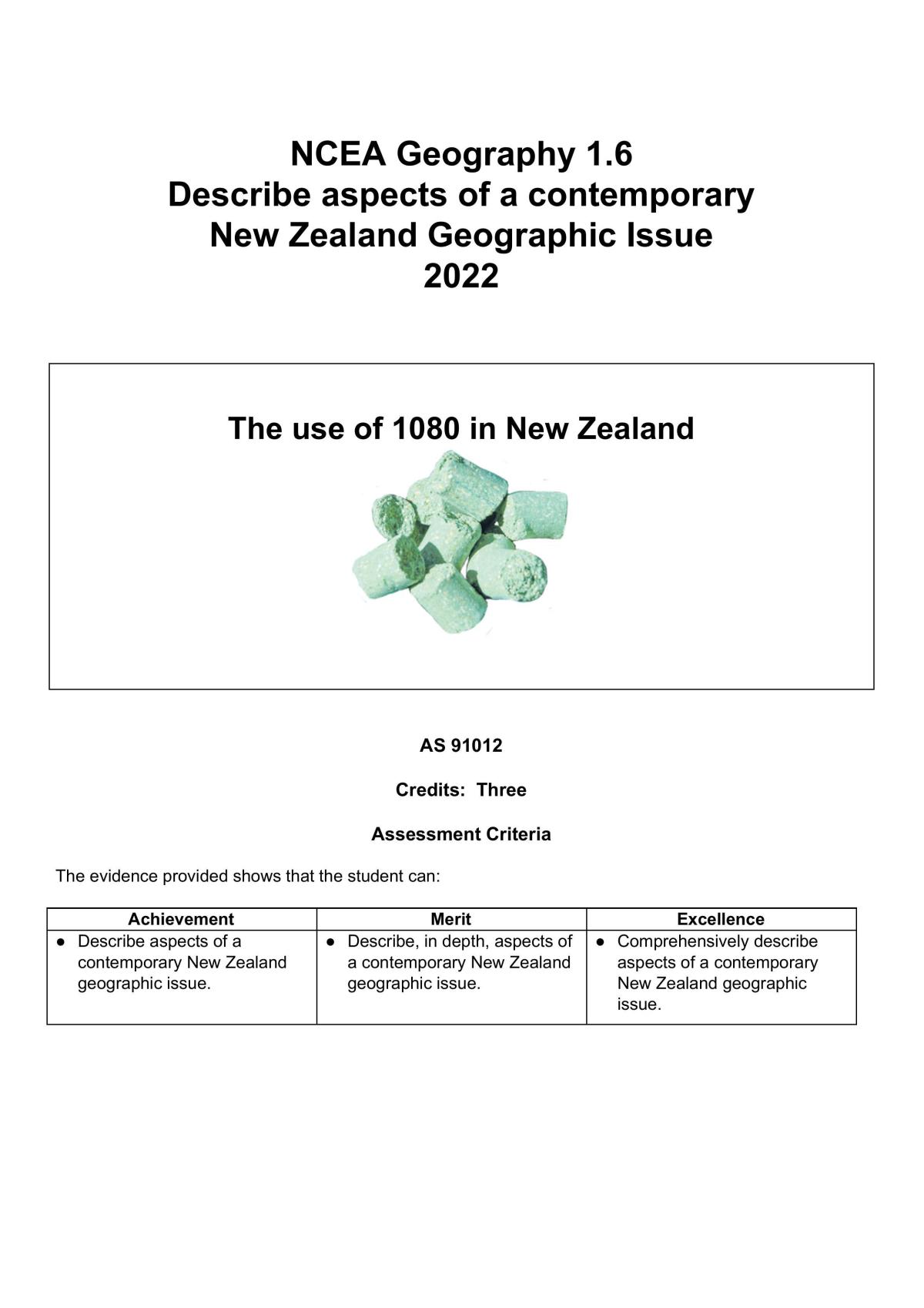 1.6 Contemporary Issue Geography - Page 1