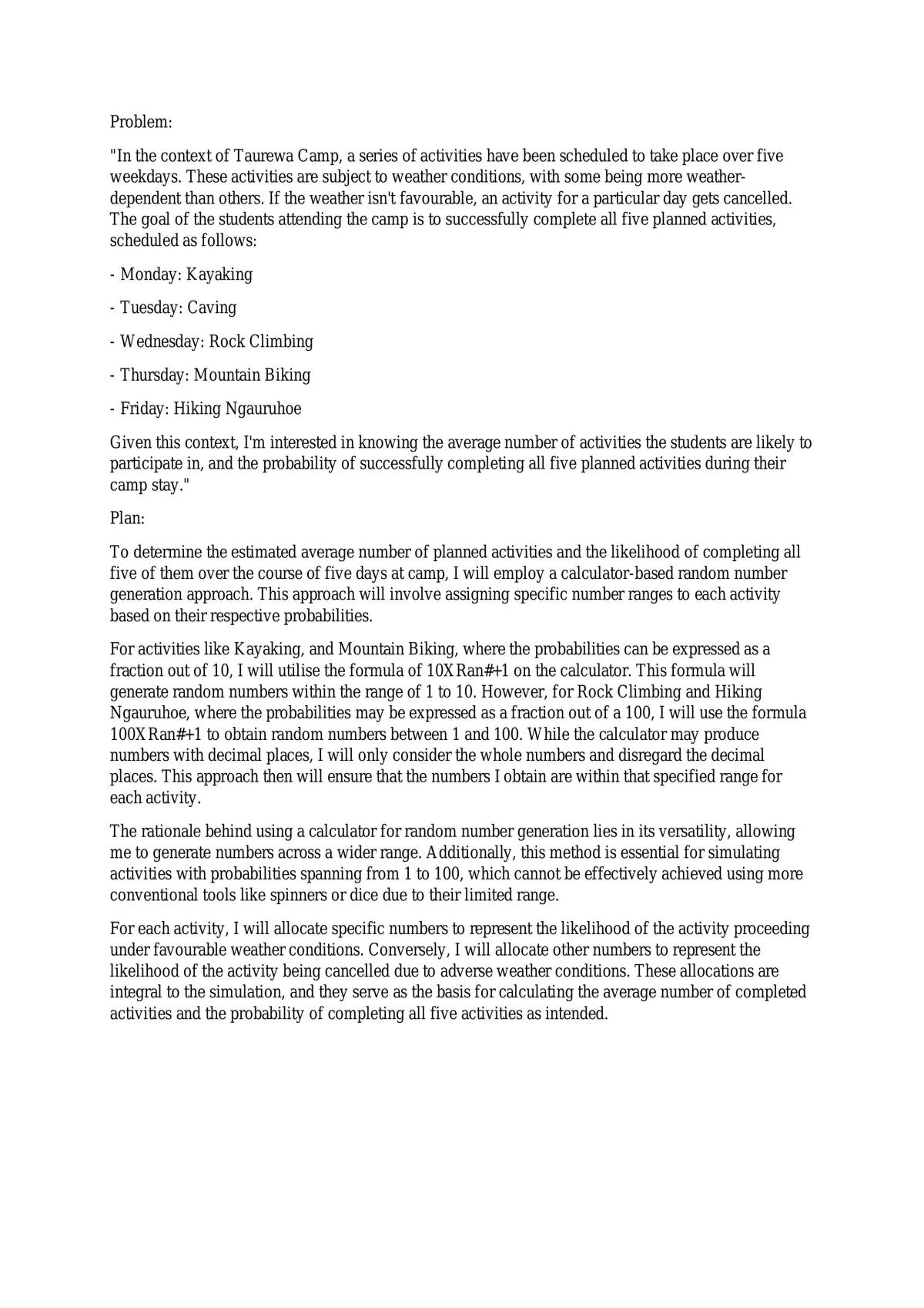 Level 2 statistics simulation assessment (internal) - Page 1