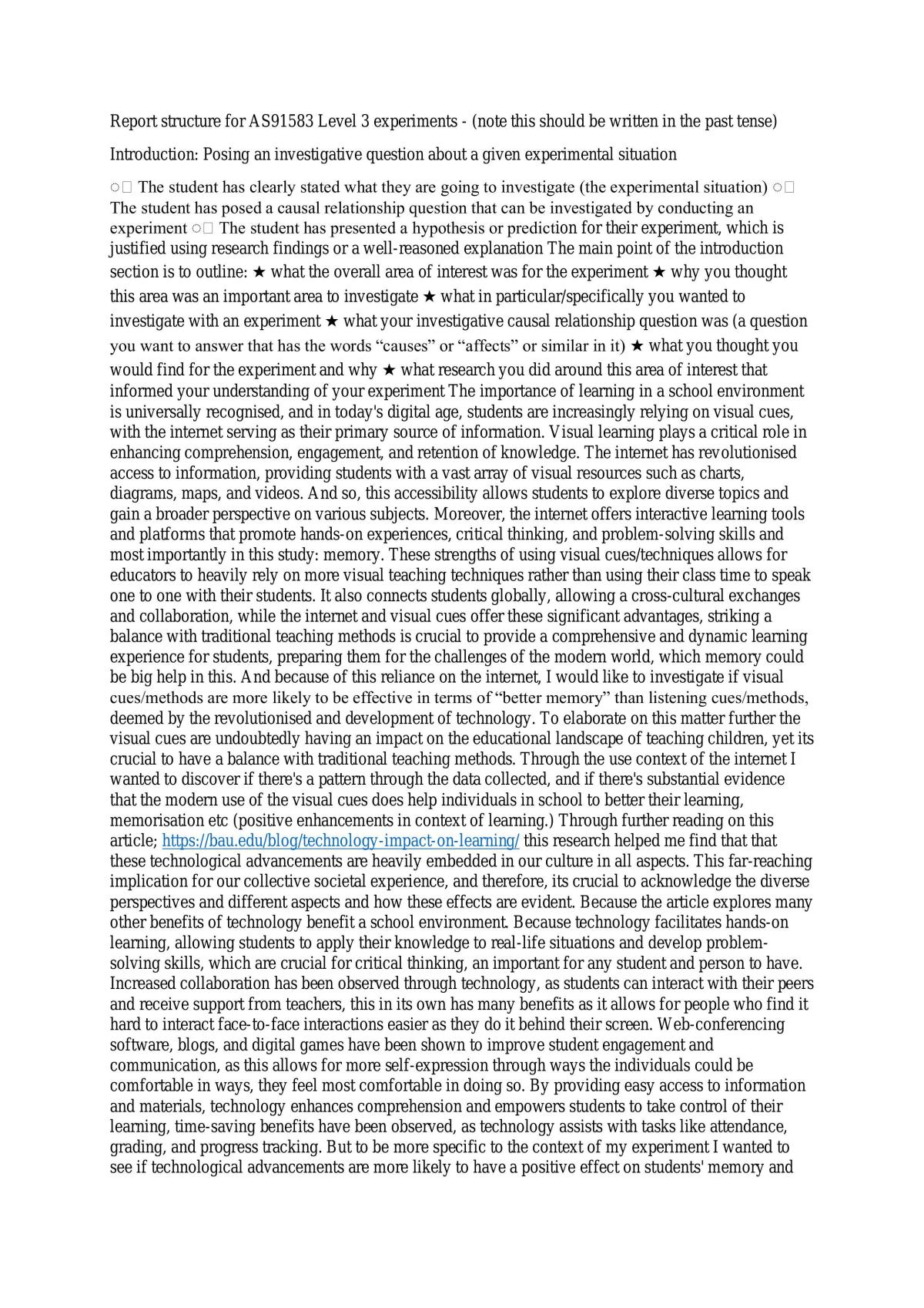 Level 2 statistics internal for assessments. - Page 1