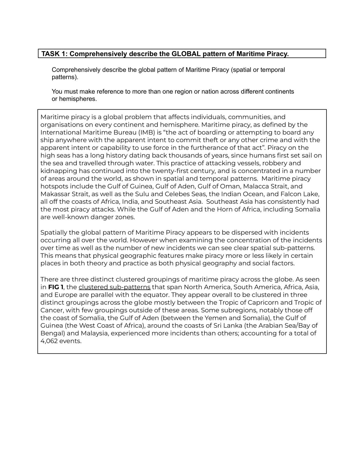 Global Pattern of Maritime Piracy - GEO 2.7 - Page 1