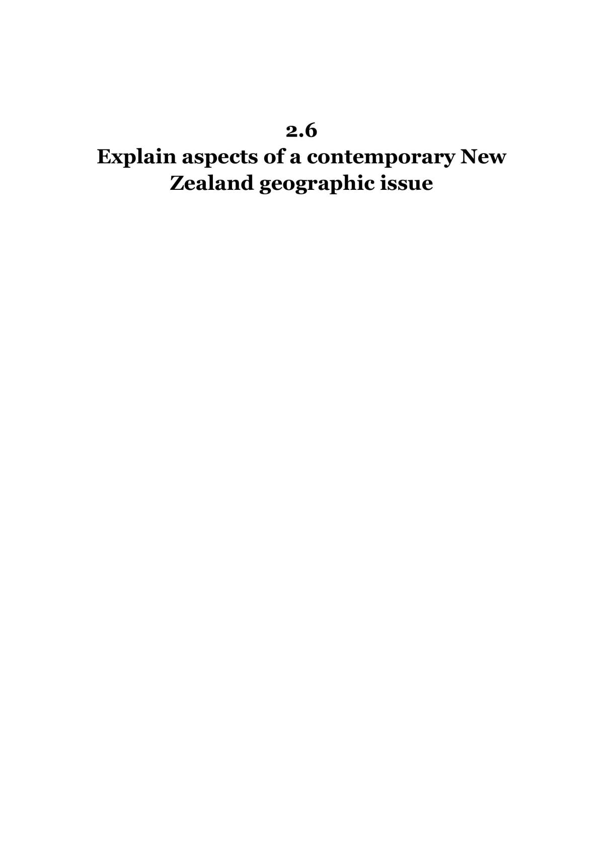 2.6 Geographic Contemporary Issue - Page 1