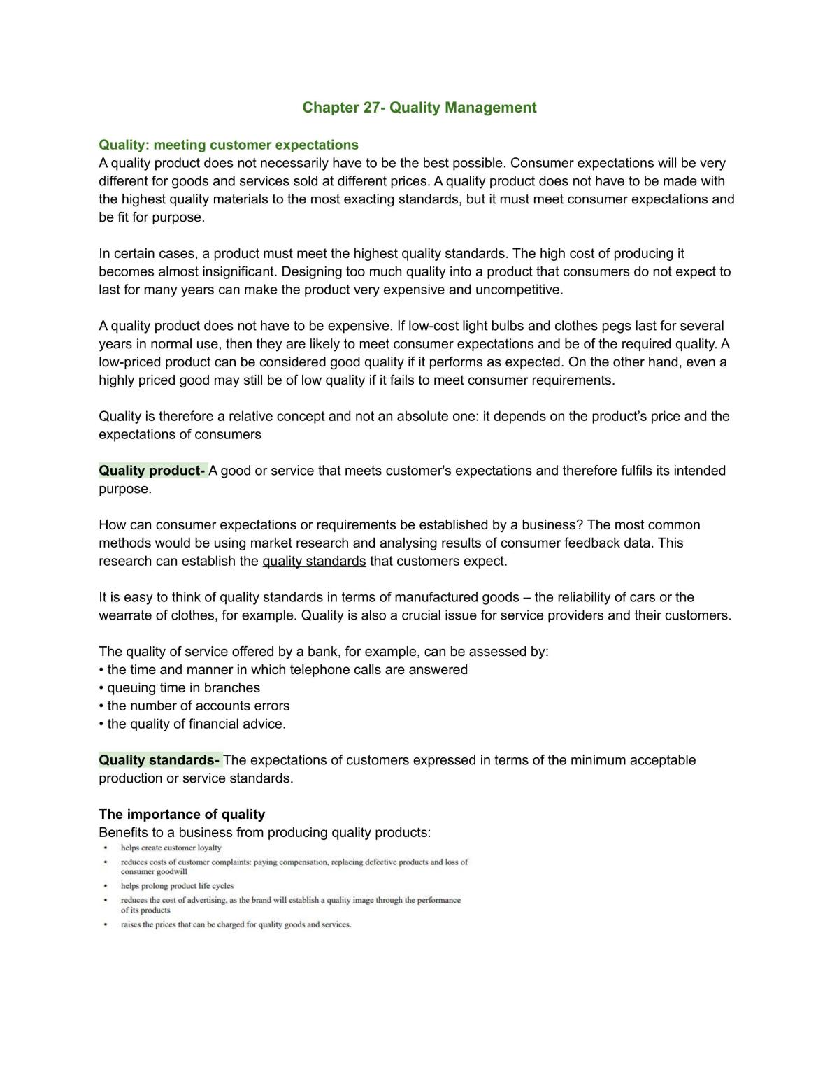 Chapter 27- Quality Management - Page 1