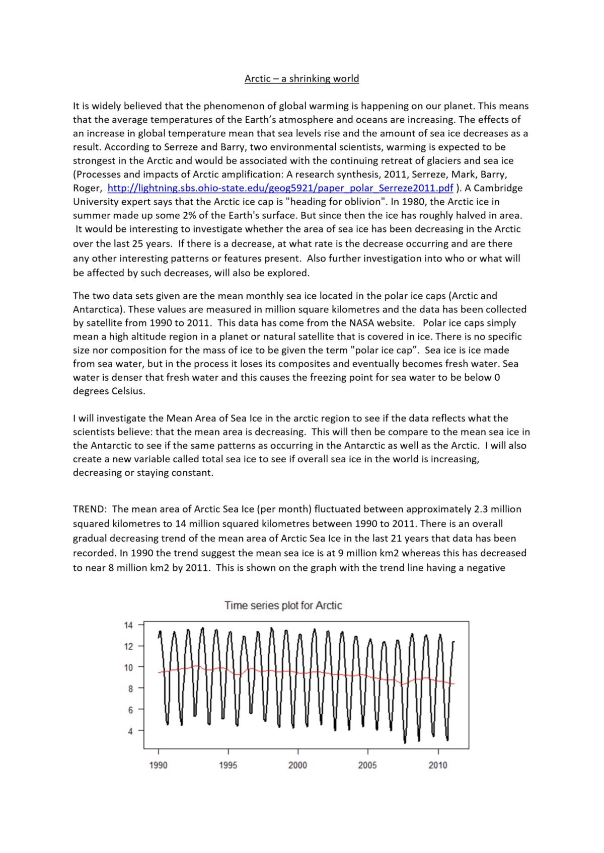 NCEA Level 3 AS91580 - 3.8 Time Series - Page 1