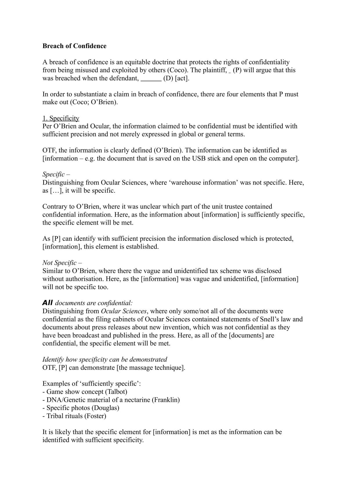 Equity Full Comprehensive Notes - Page 1
