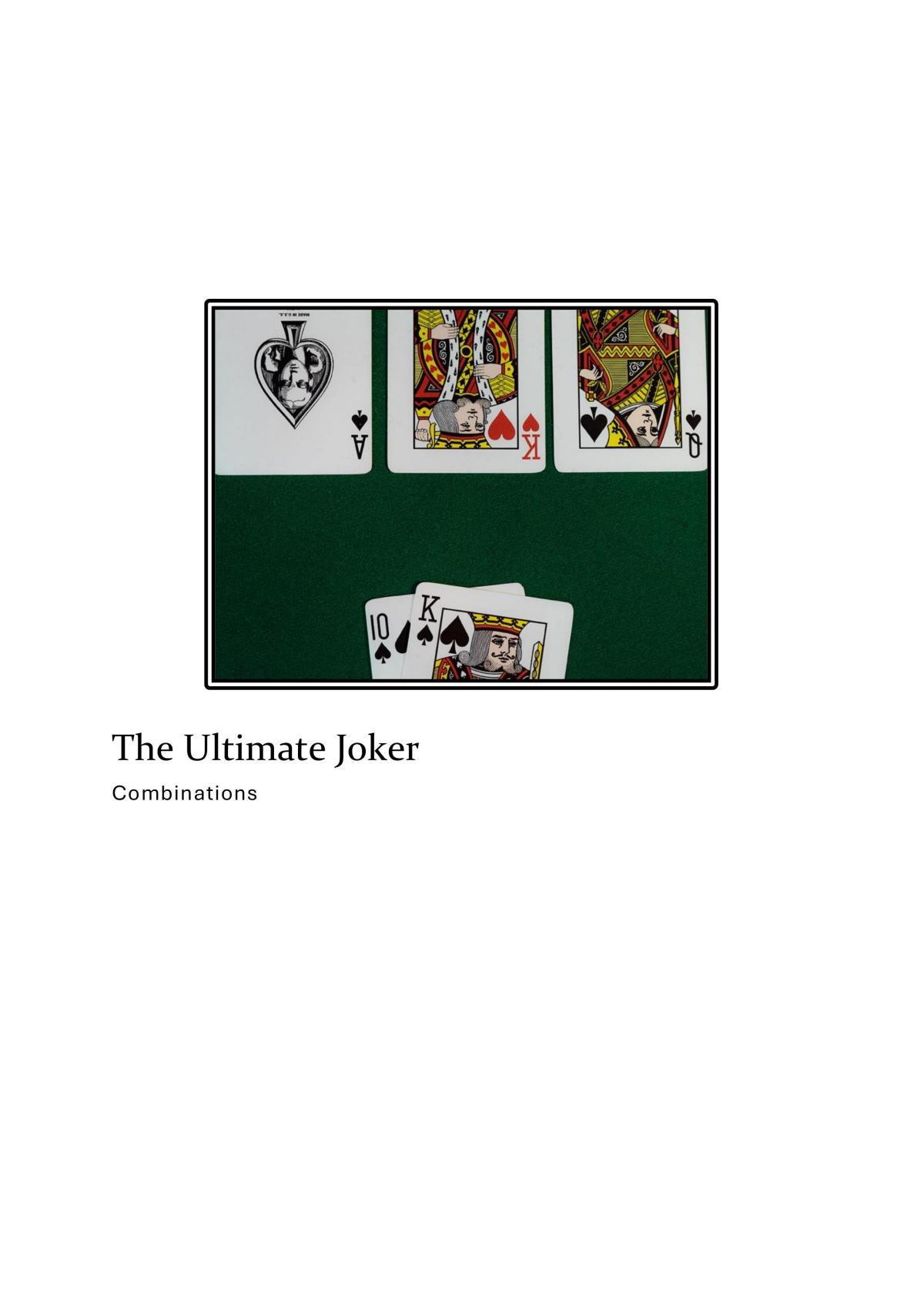 IA:1 Poker Assignment - Page 1
