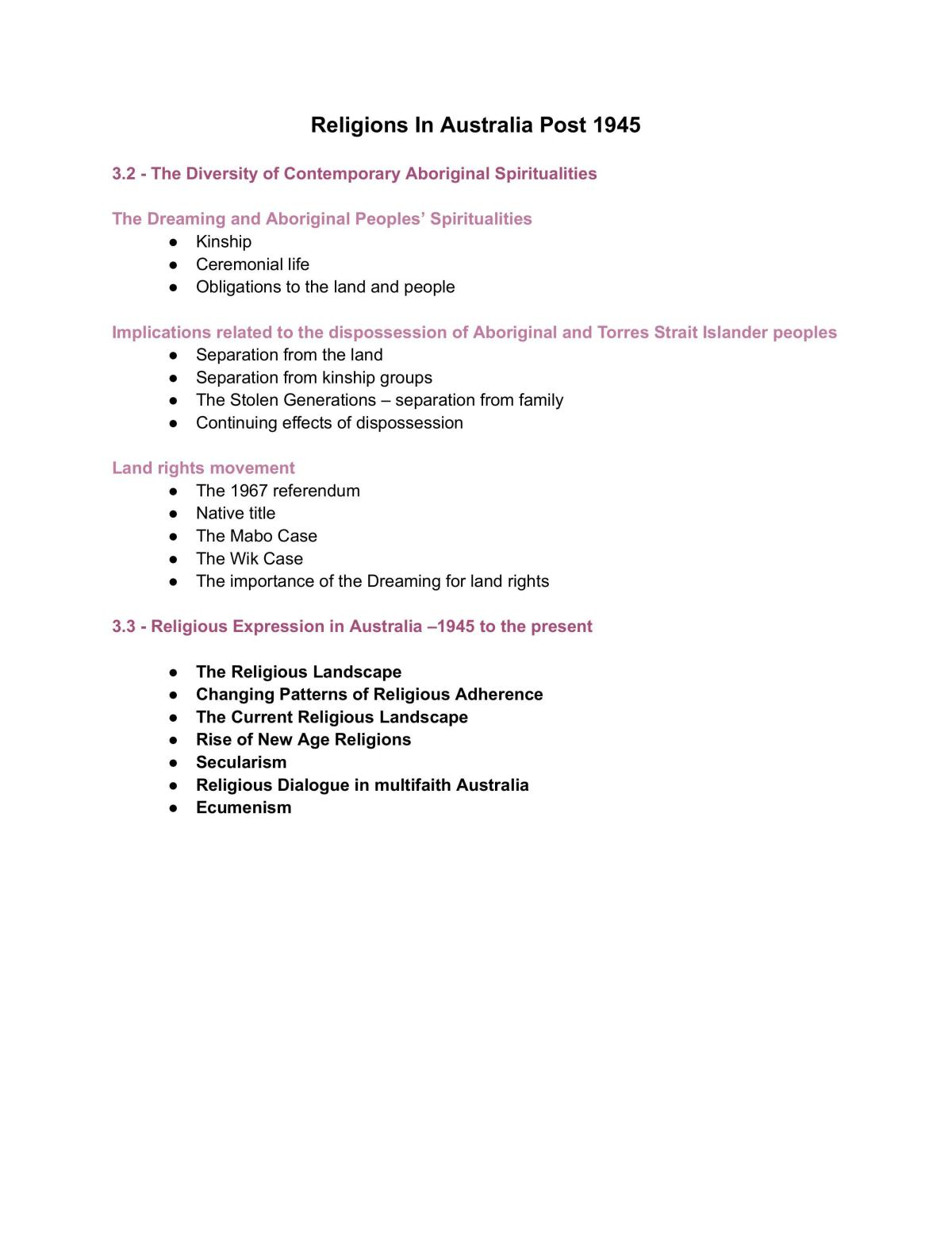 Study Notes for SOR II - Page 1