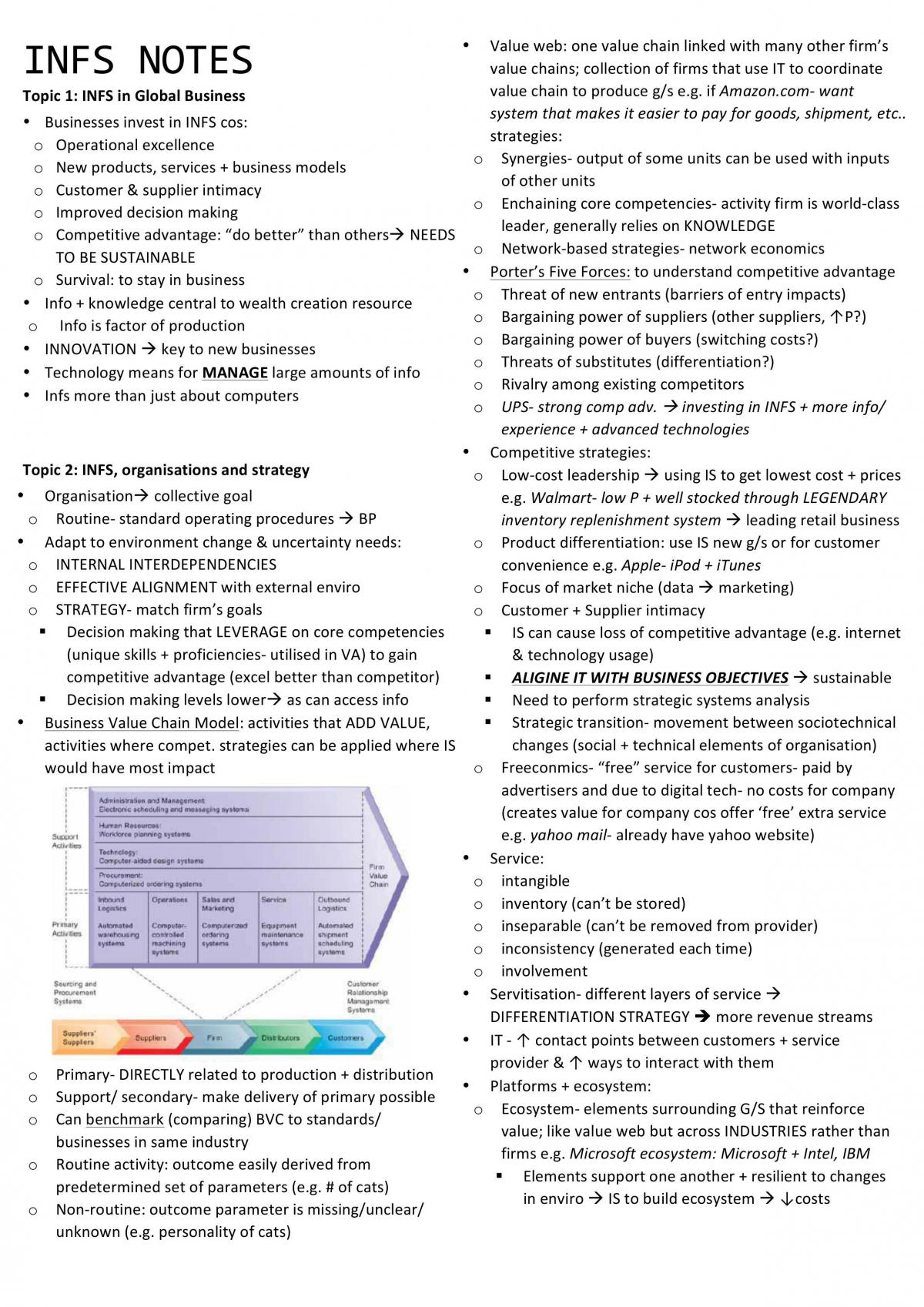 INFS1602 NOTES - Page 1