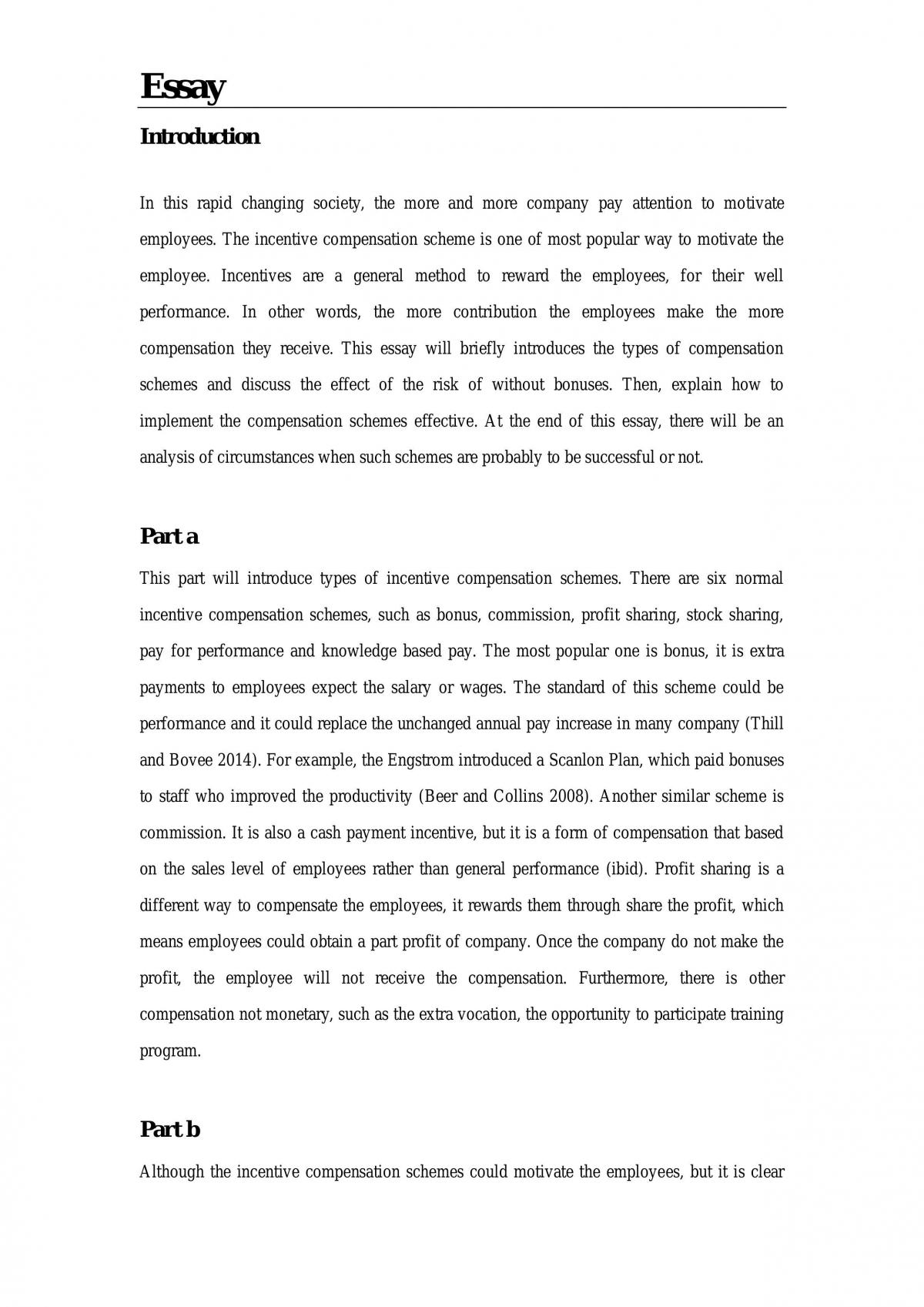 Essay For 2015 Semester One  - Page 1