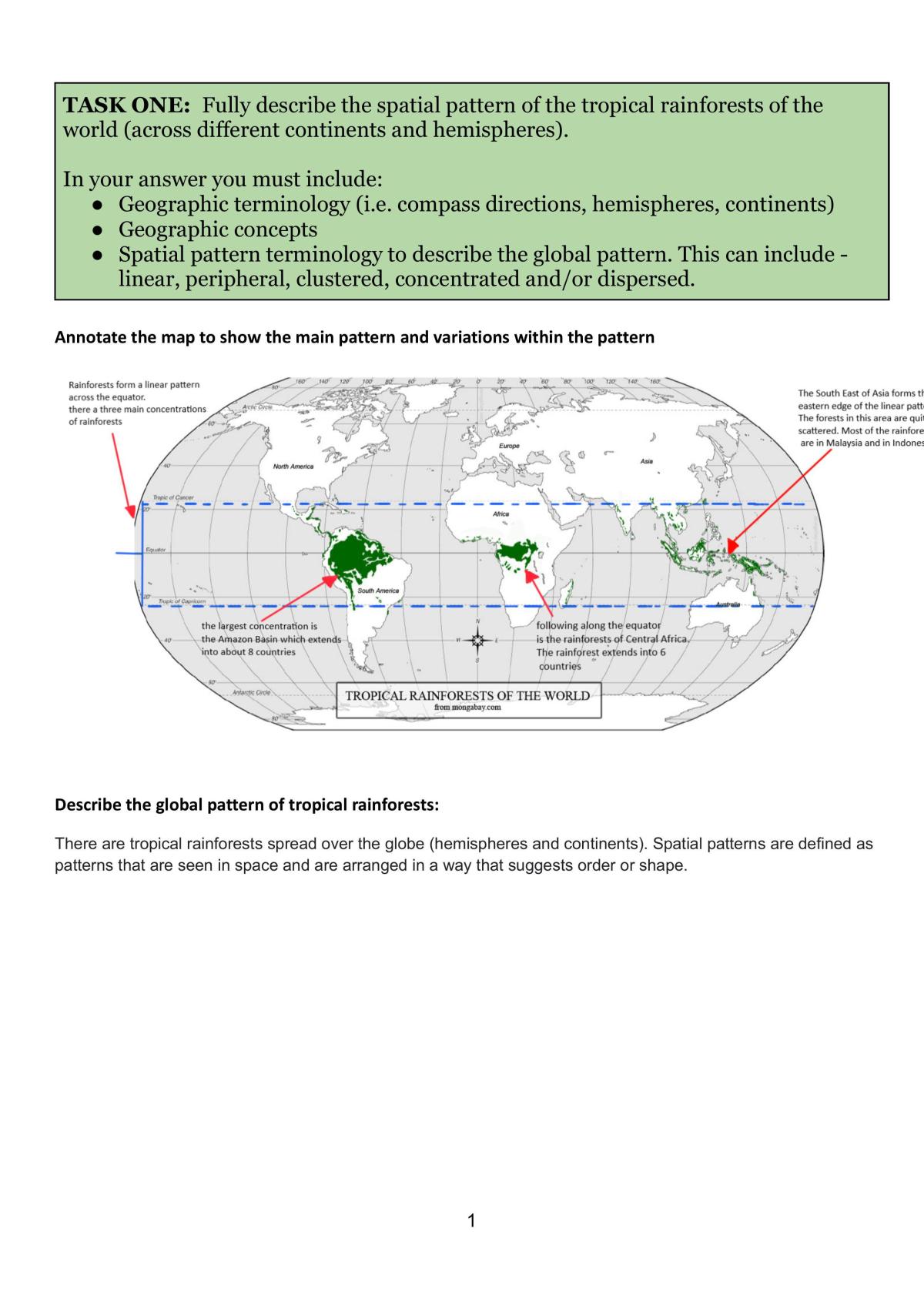 Tropical Rainforests AS91246 - Page 1