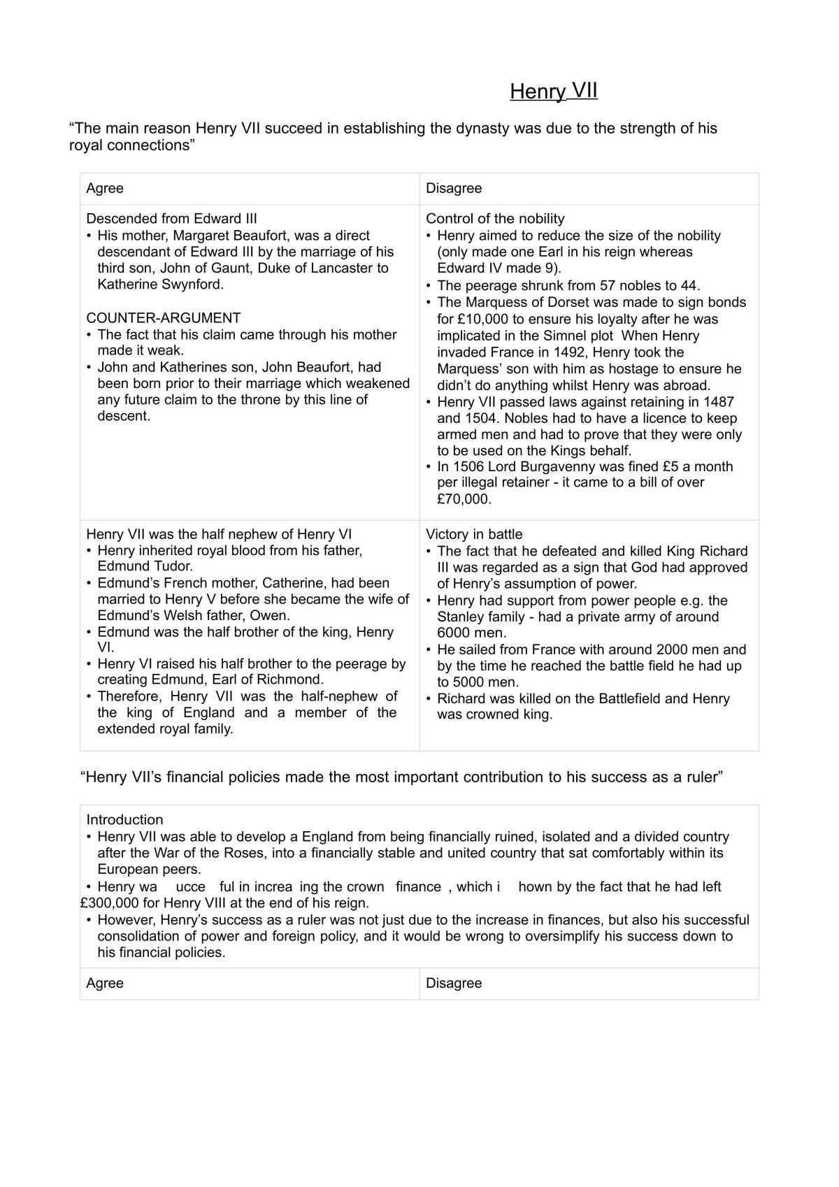 Henry VII - Page 1