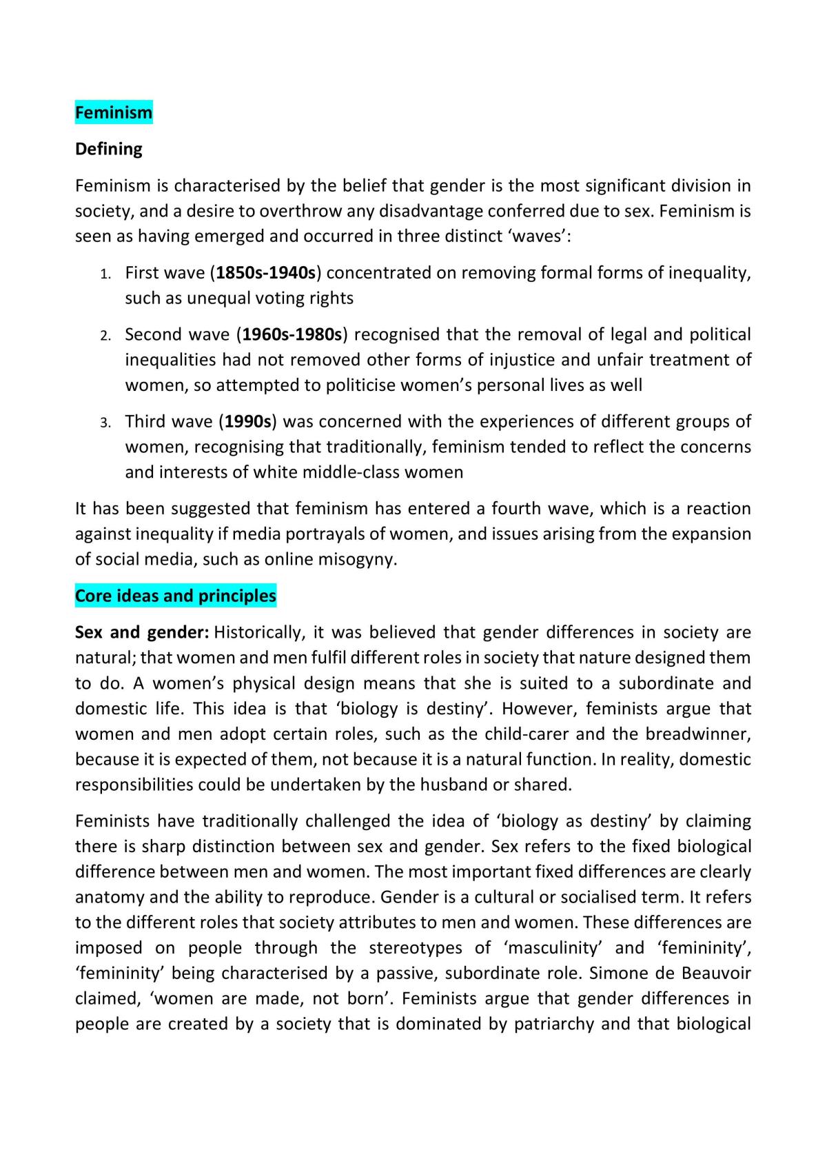 Femminism Revision - Page 1