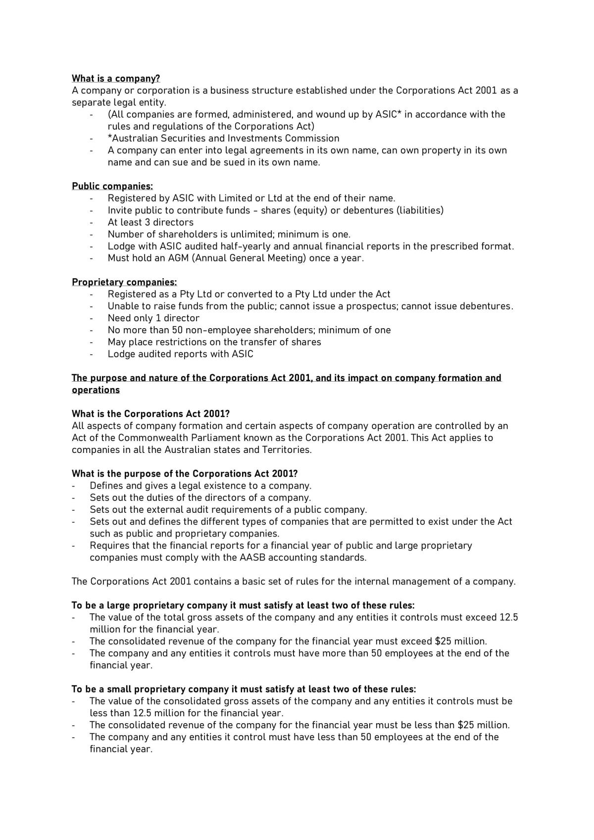Accounting notes for task 7 - Page 1