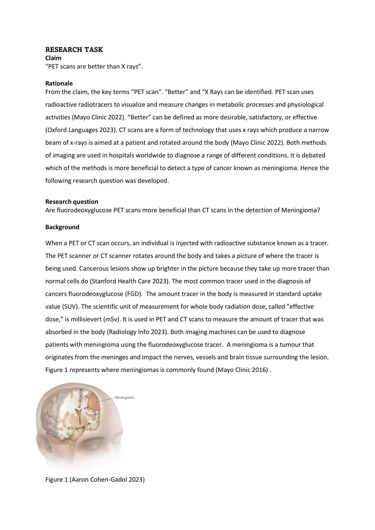 Physics Research Investigation FA1 - Page 1