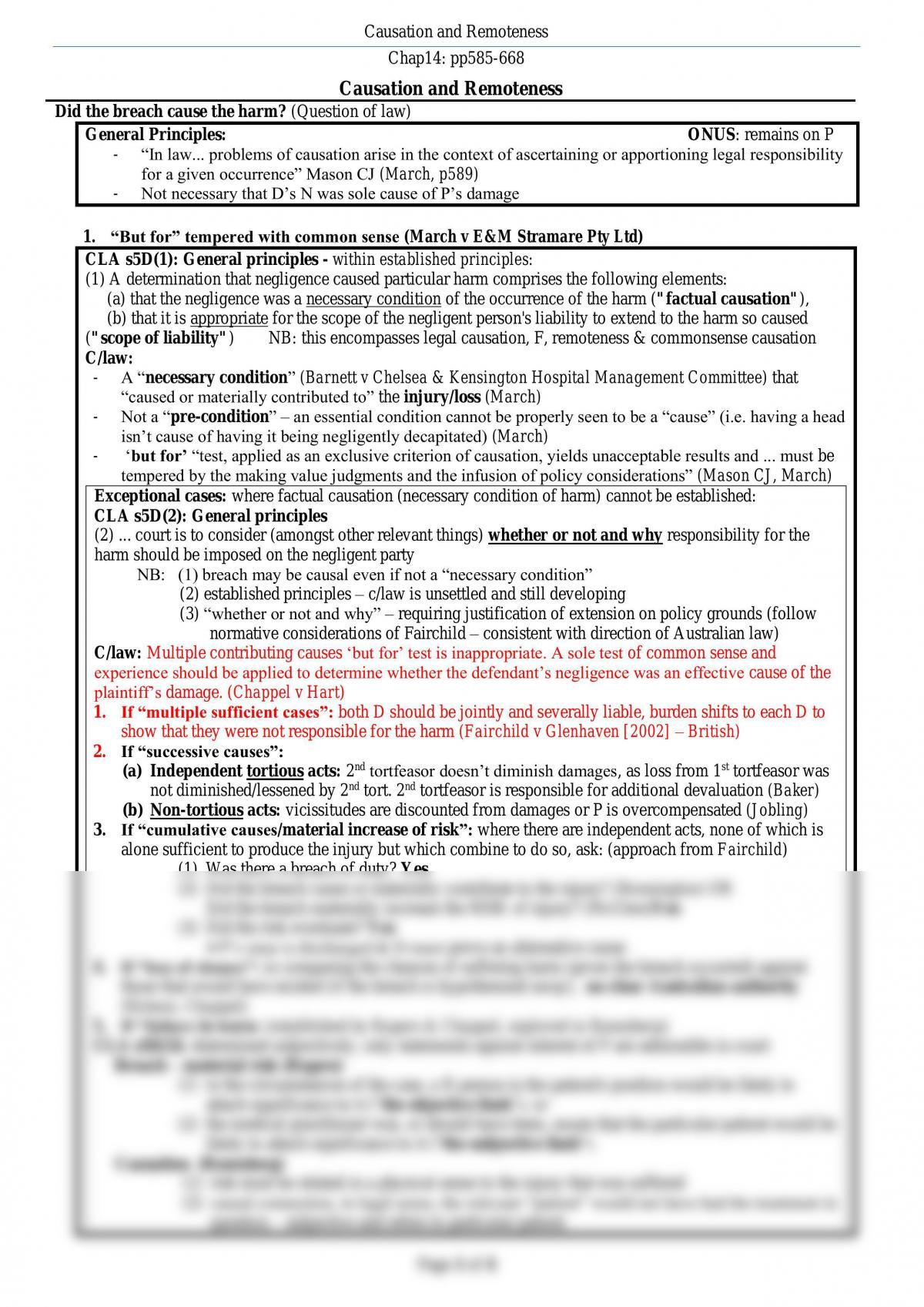 Causation and Remoteness - Page 1
