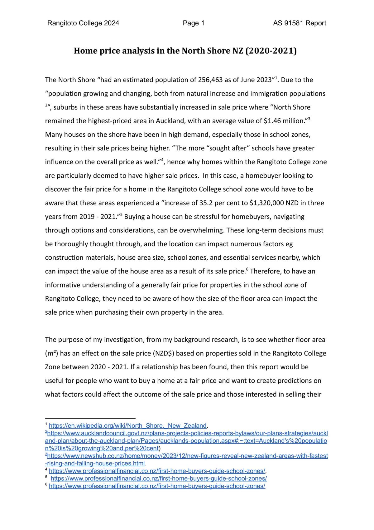 3.9 Statistics Level 3 Excellence Examplar - Page 1