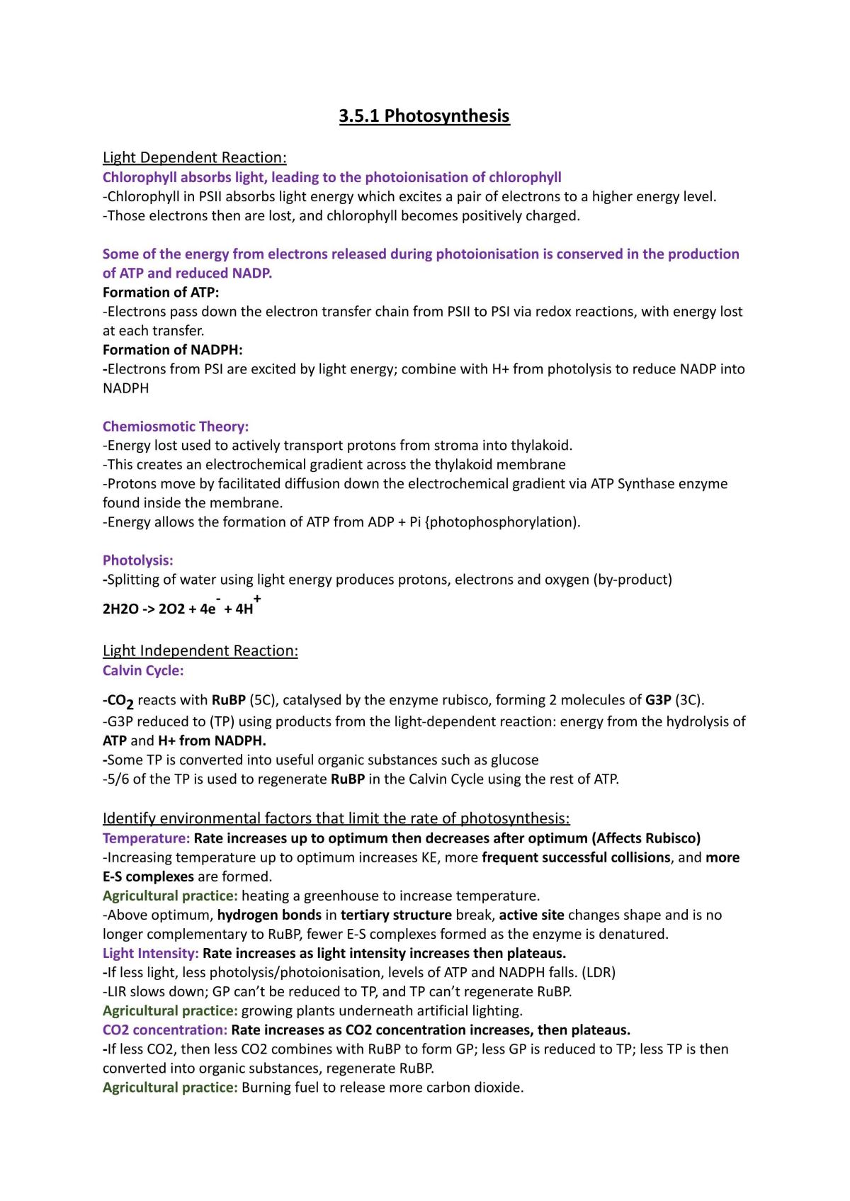 Module 5 AQA A Level Biology - Page 1