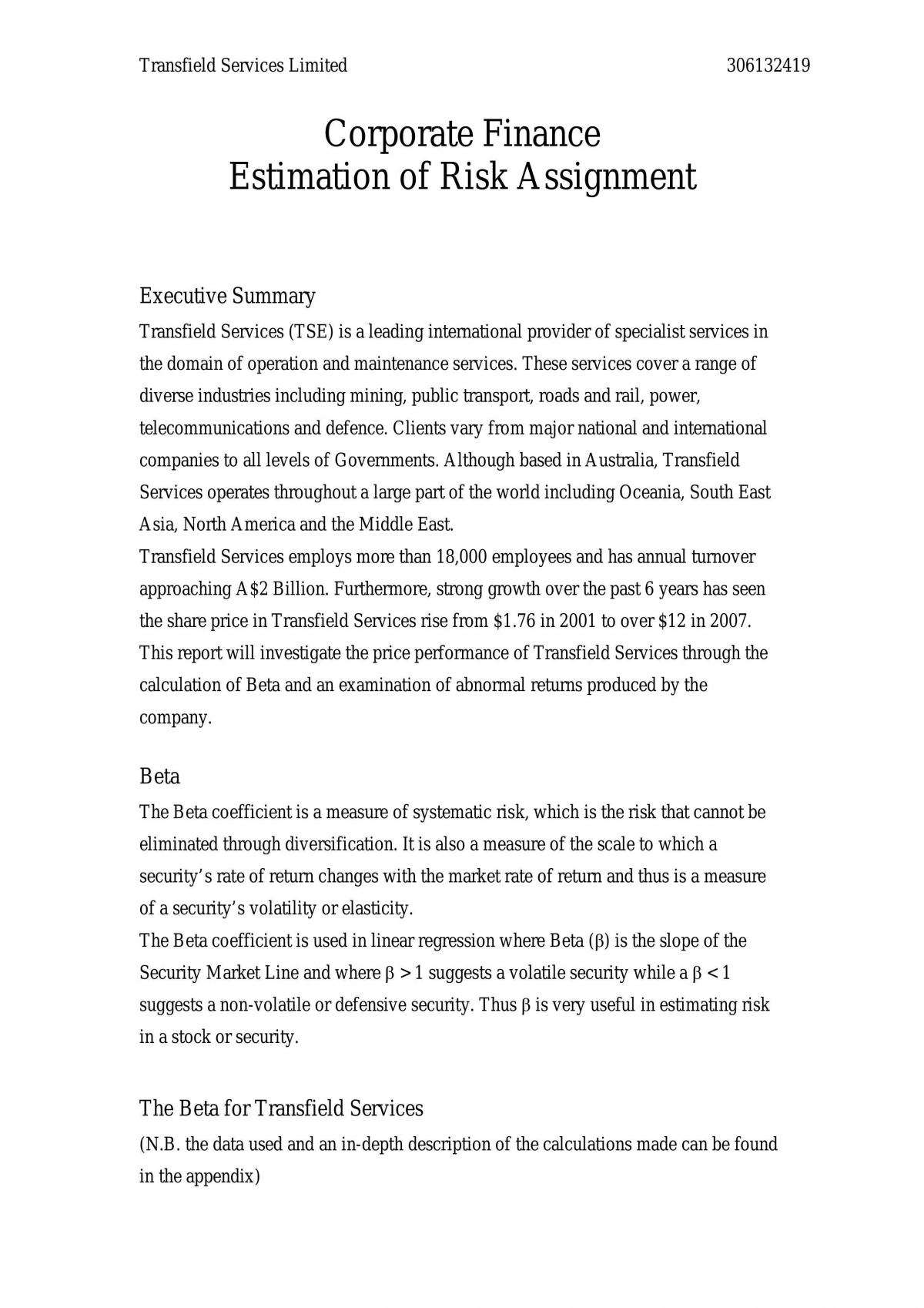 The Assignment 2Nd Sem Of 2007 - Page 1