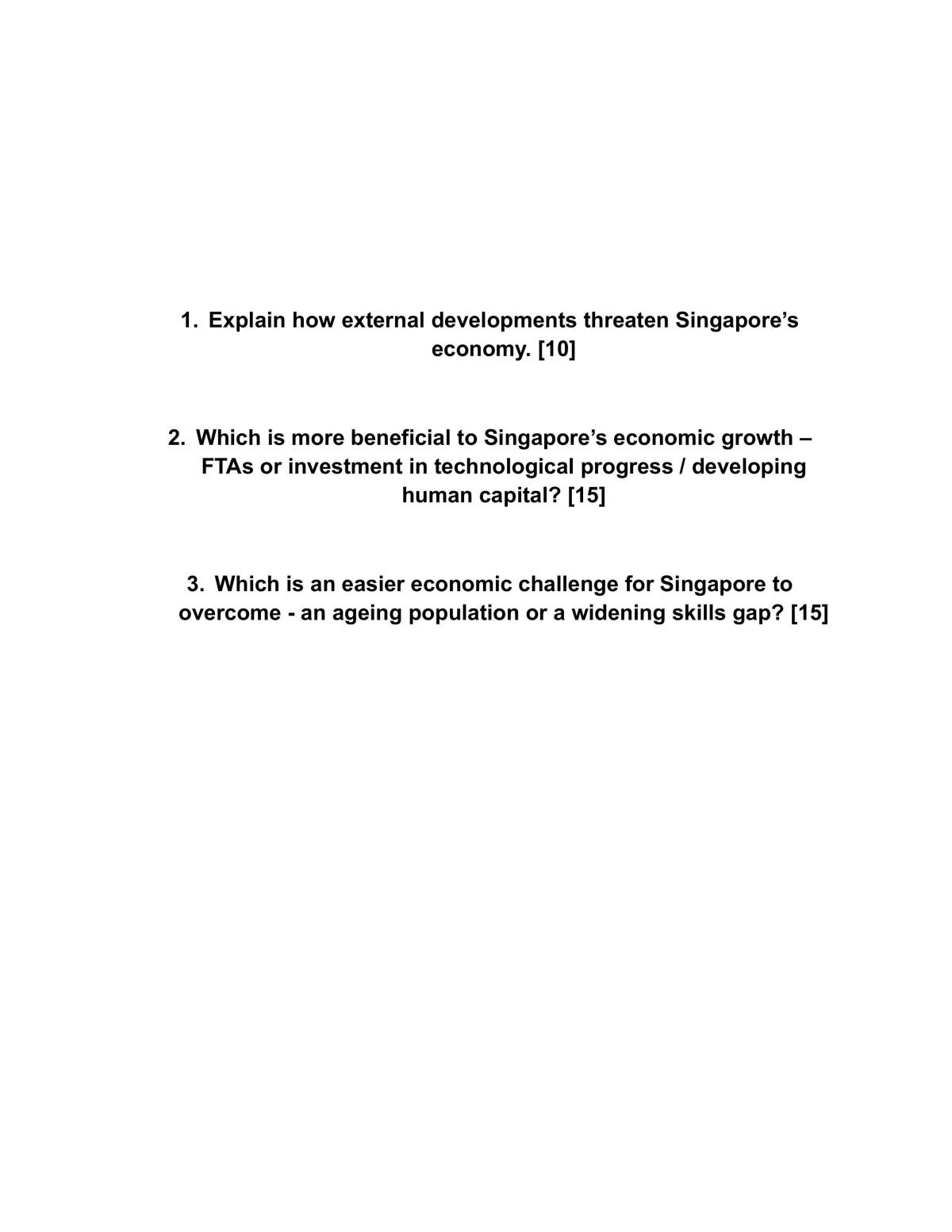 3 essays on the topic: Economic progress - Page 1