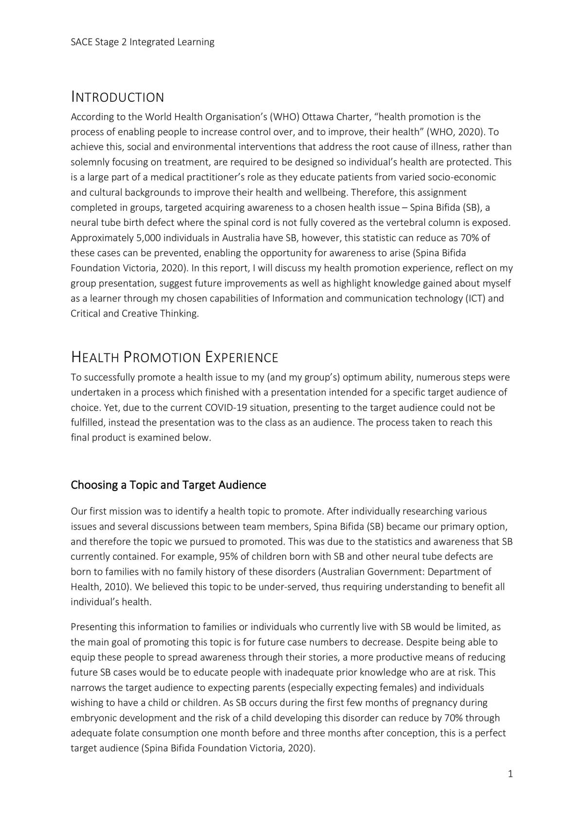 Health Promotion  - Page 2