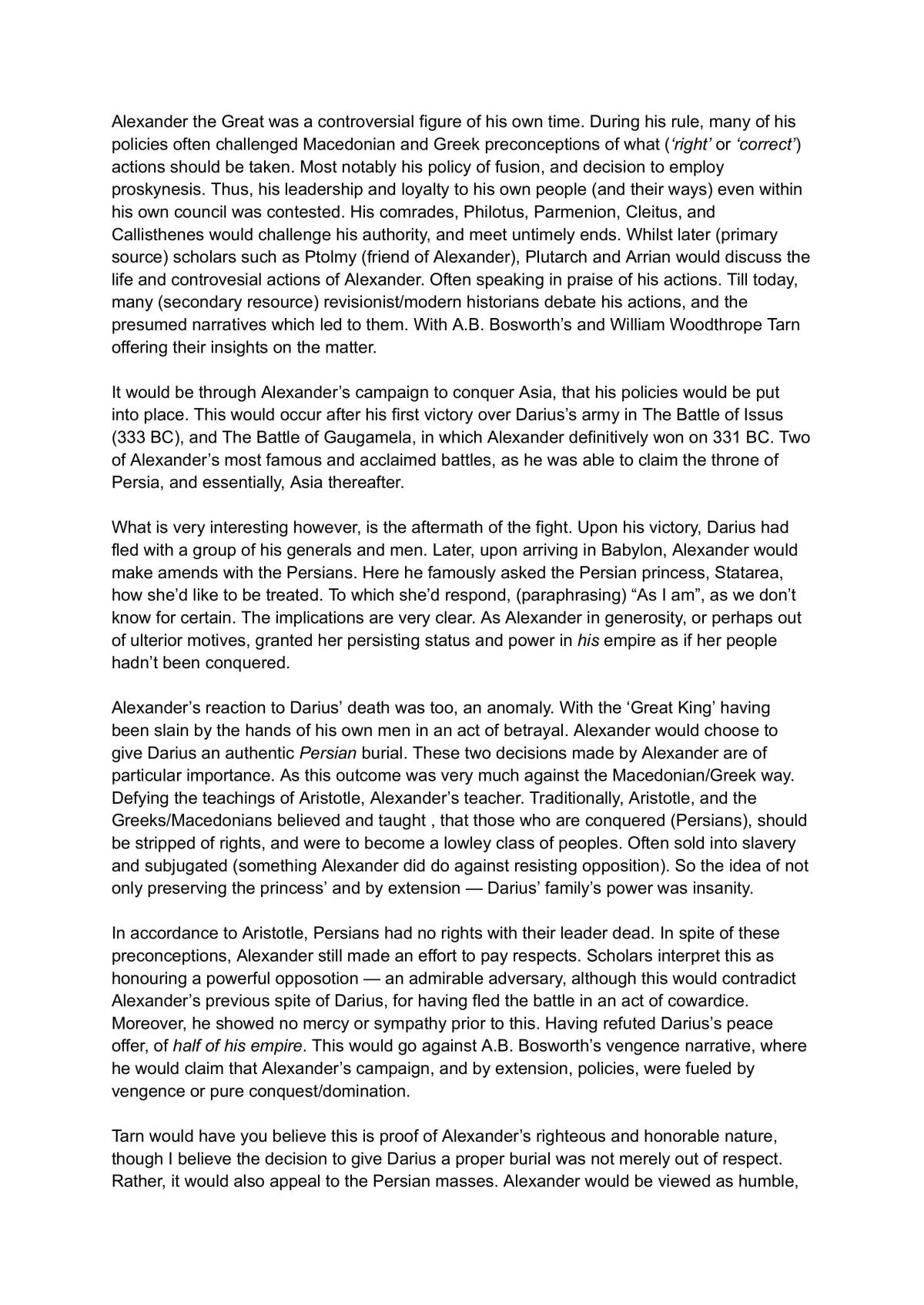 Level 3, classics, 91396 3.5b, Alexander Perspectives Excellence - Page 1