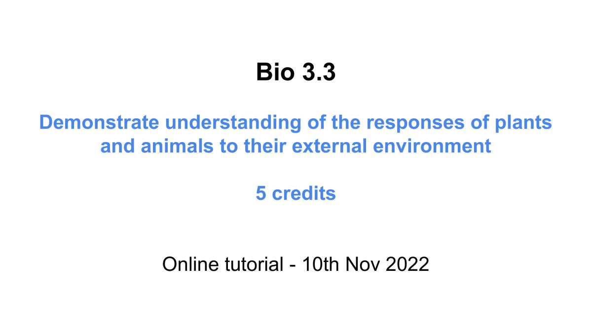 Biology 3.3 - Page 1