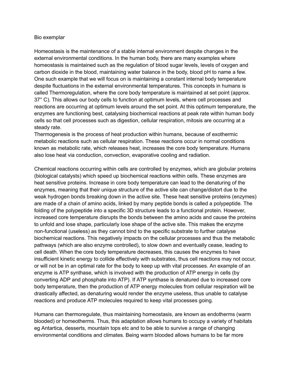 Homeostasis internal b3.4 - Page 1