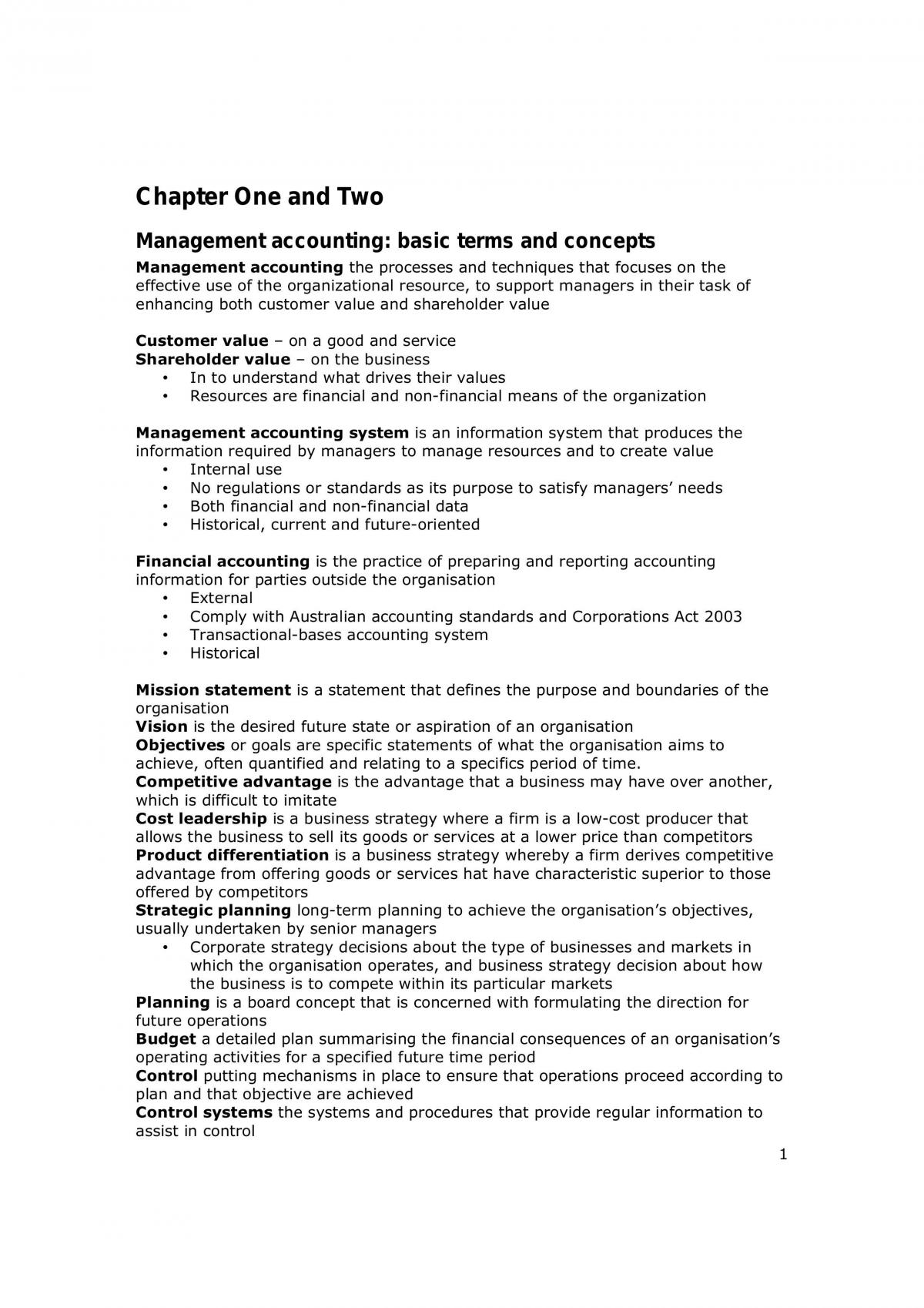 Accounting Notes 2007 - Page 1
