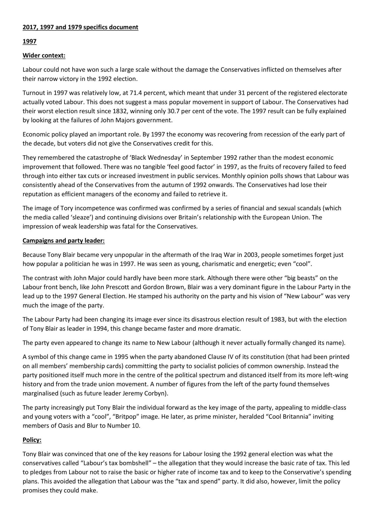 General elections  - Page 1