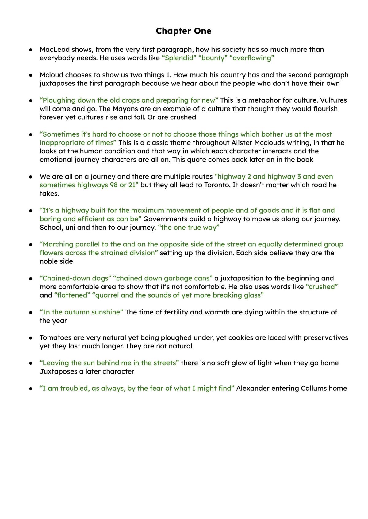 Complete Study Notes and Analysis of Novel: 