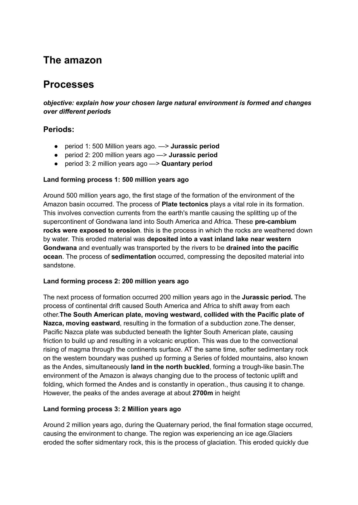 Demonstrate geographic understanding of a large natural environment - Page 1