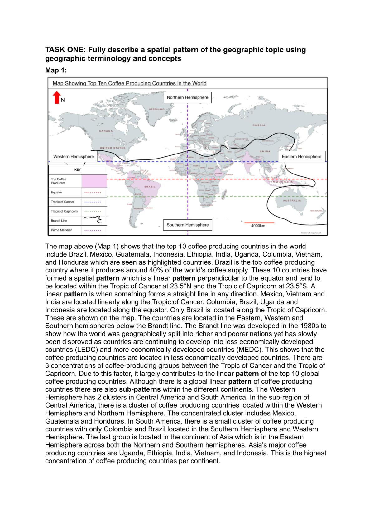 2.7 - Explain Aspects of a Geographic Topic at a Global Scale  - Page 1