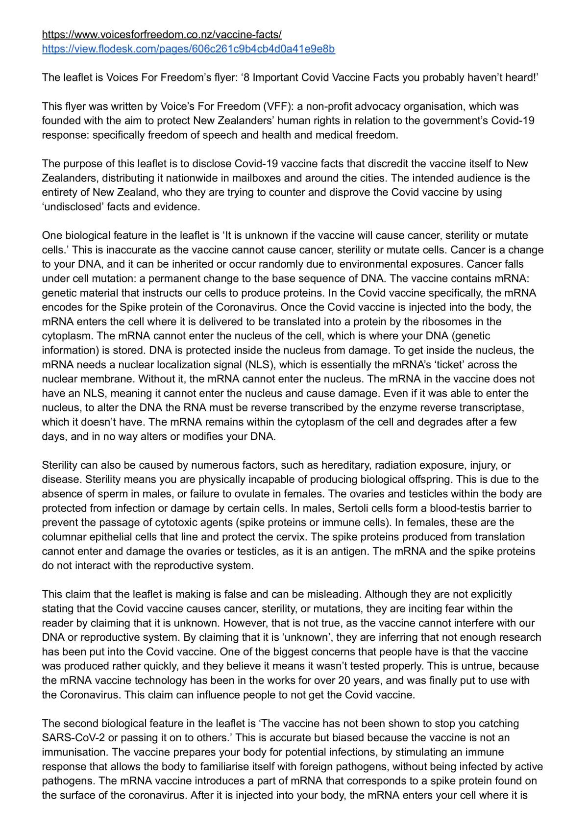 91154 Biology Internal  - Page 1